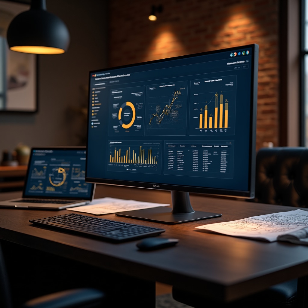 Professional real estate project report presentation